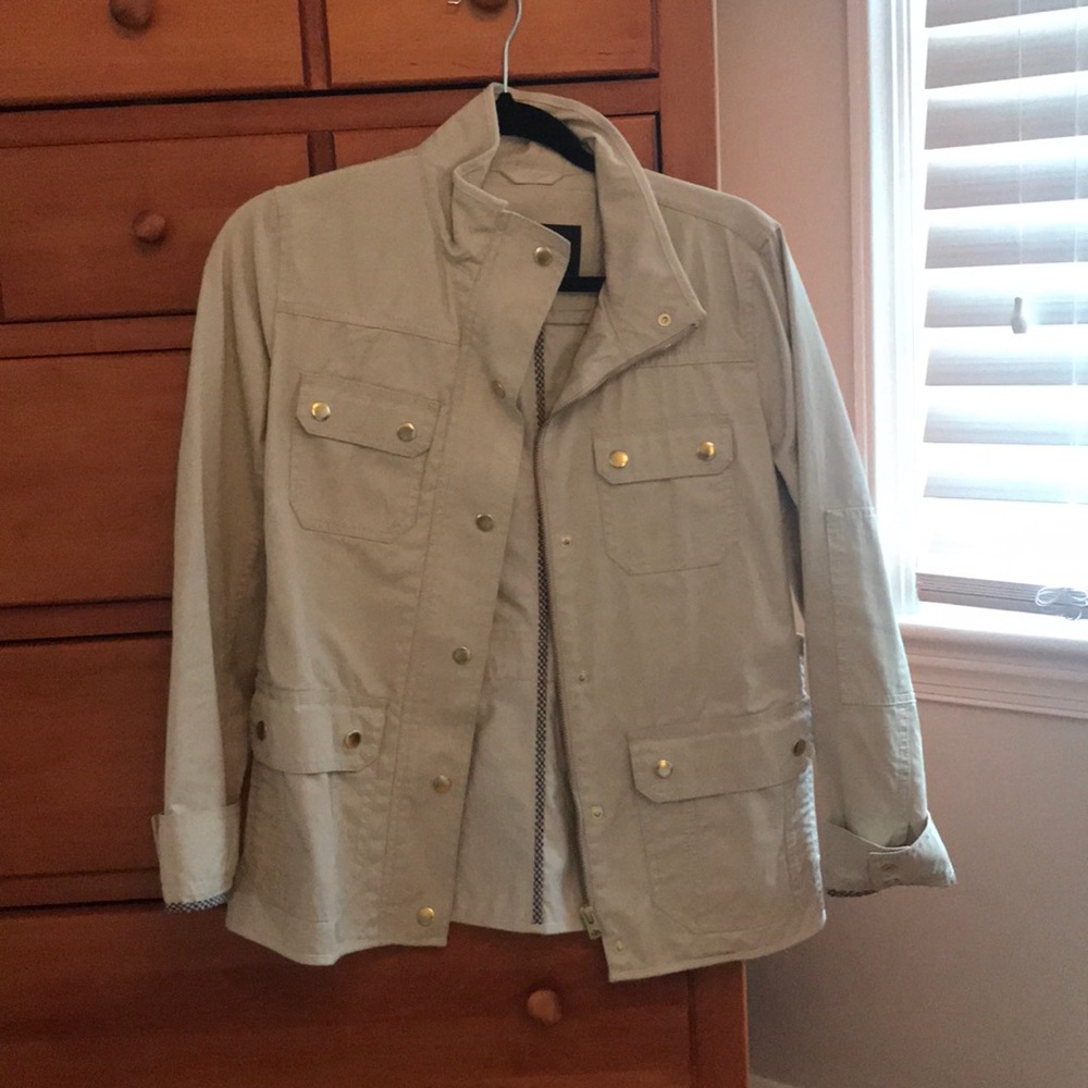 Jcrew Cream Jacket